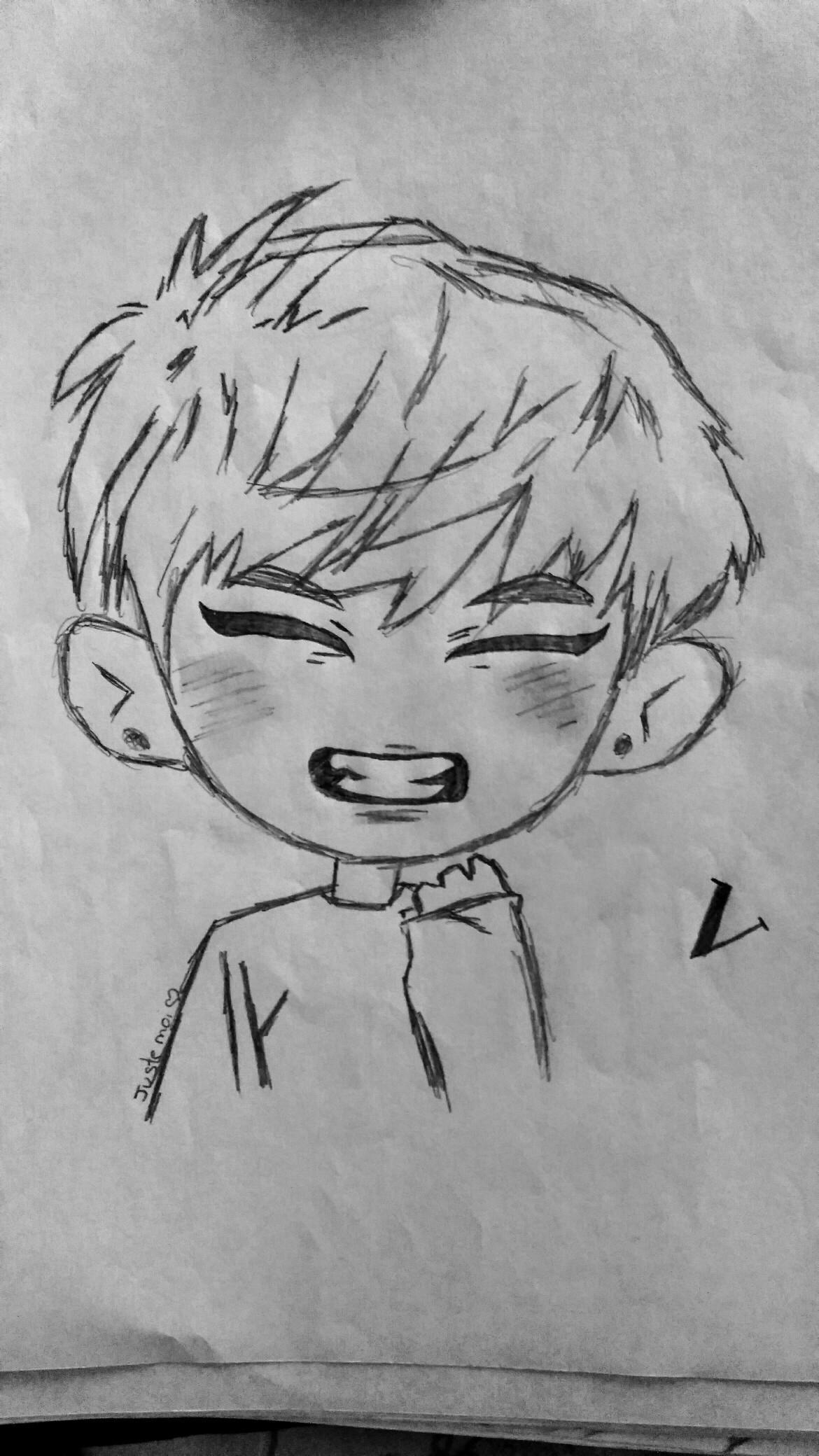 Bts Drawing Easy At Explore Collection Of Bts Drawing Easy 