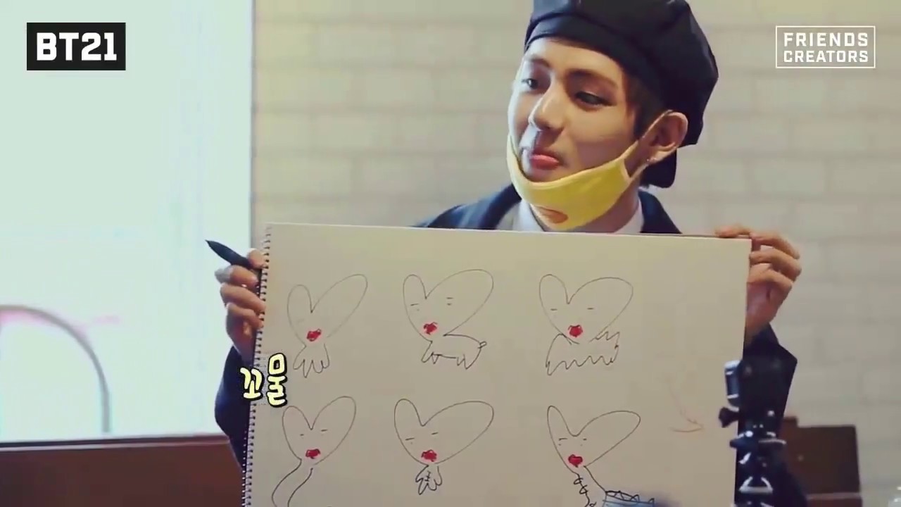 1280x720 Bts Drawing Part - Bts Drawings