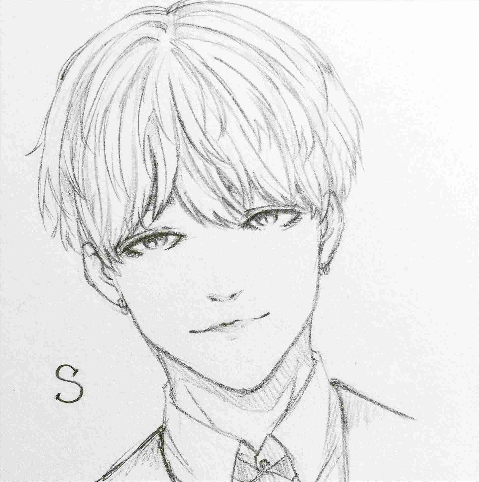 Bts V Drawing Easy At Paintingvalleycom Explore Collection Of Bts