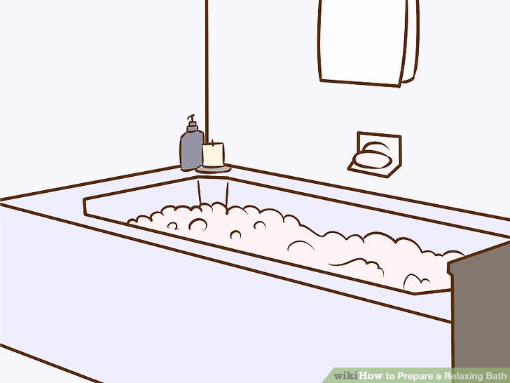 728x546 how to prepare a relaxing bath - Bubble Bath Drawing