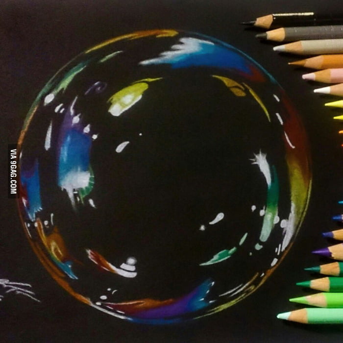 700x700 bubble drawing on black paper - Bubble Drawing