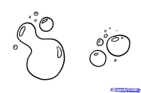 458x302 how to draw bubbles, step - Bubble Drawing