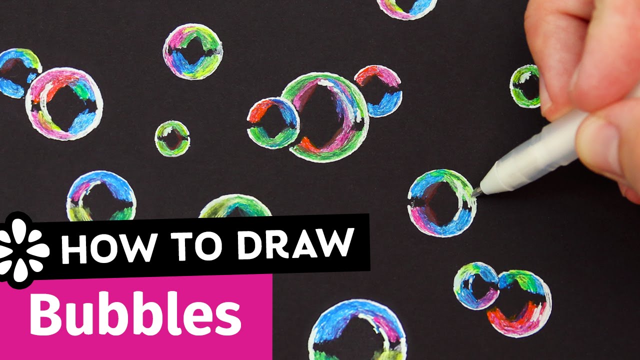 1280x720 how to draw bubbles sea lemon - Bubble Drawing