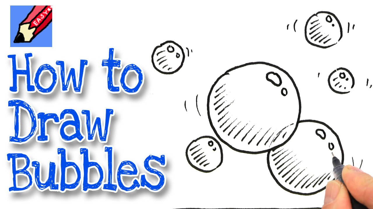 1280x720 how to draw bubbles real easy - Bubble Drawing