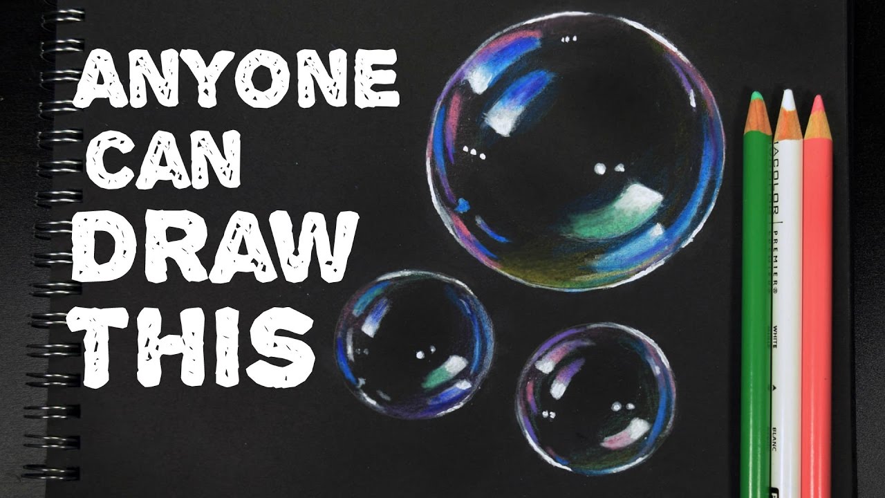 1280x720 anyone can draw this bubbles - Bubble Drawing