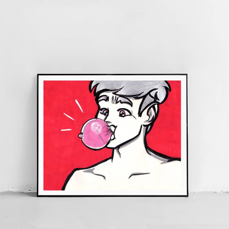 770x770 bubble gum - Bubble Gum Drawing