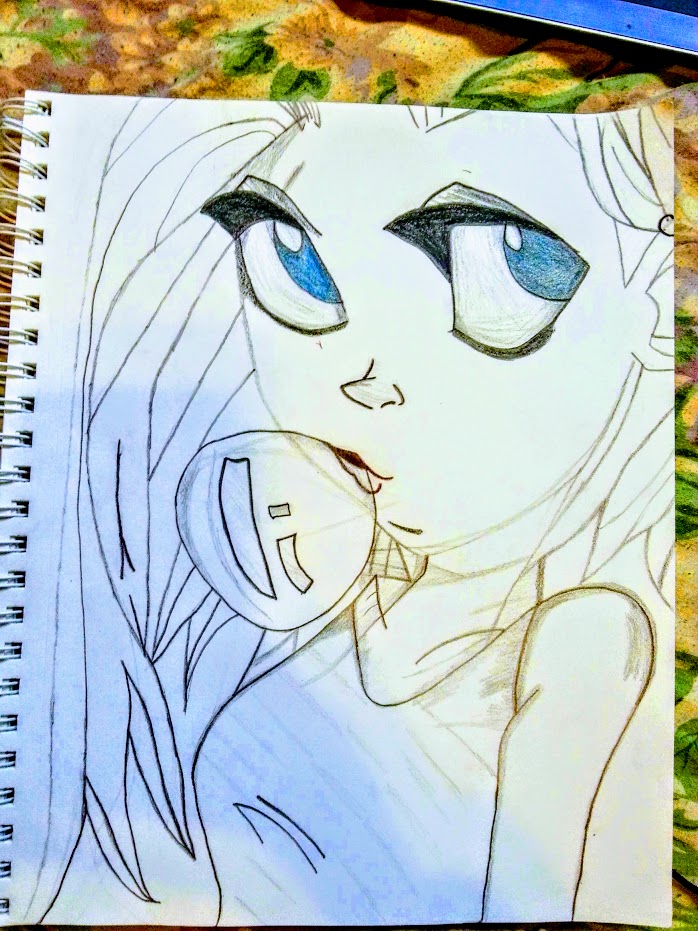 698x931 annabelle's bubble gum drawing - Bubble Gum Drawing