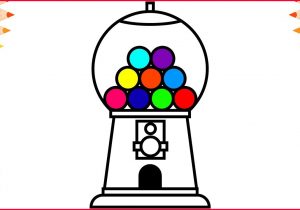 300x210 Gumball Machine Drawing How To Draw A Gumball Candy Machine - Bubble Gum Machine Drawing