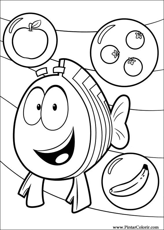 567x794 drawings to paint colour bubble guppies - Bubble Guppies Drawing