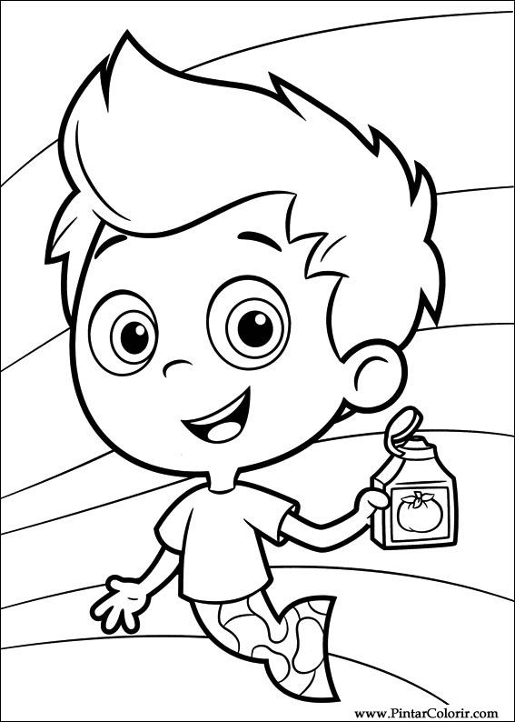 567x794 drawings to paint colour bubble guppies - Bubble Guppies Drawing