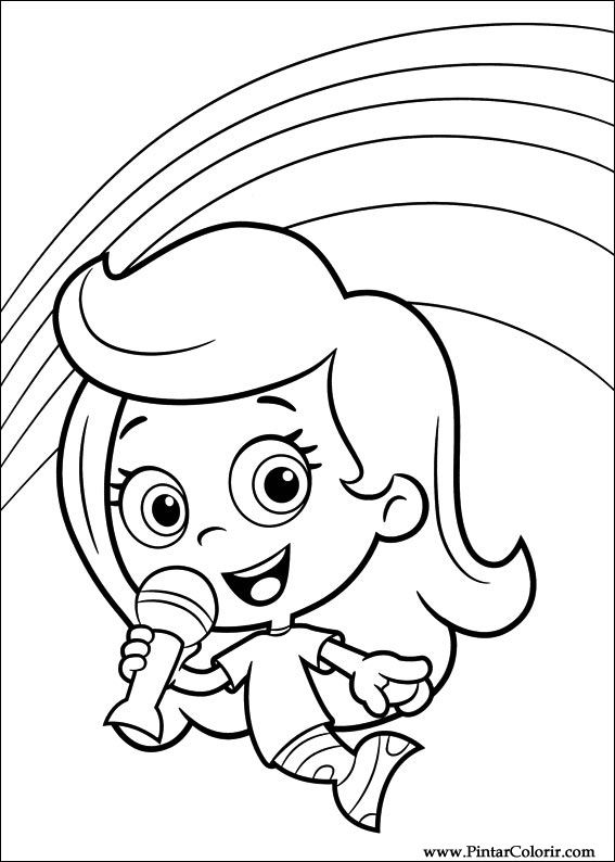 567x794 drawings to paint colour bubble guppies - Bubble Guppies Drawing