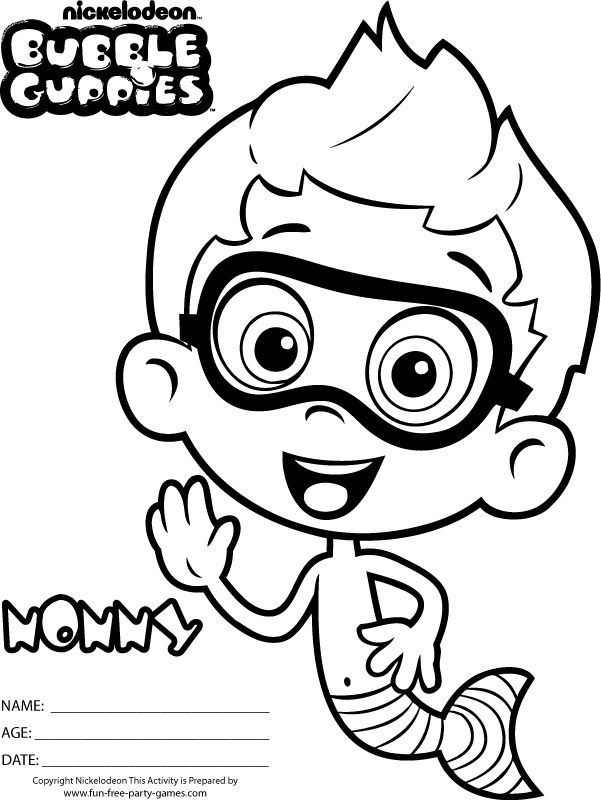 601x800 huge collection of 'bubble guppies drawing' download more than - Bubble Guppies Drawing