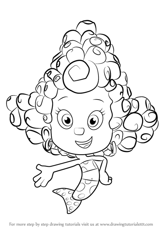 Learn How To Draw Deema From Bubble Guppies - Bubble Guppies Drawing. 