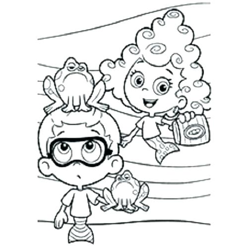 500x500 bubble guppies drawing - Bubble Guppies Drawing