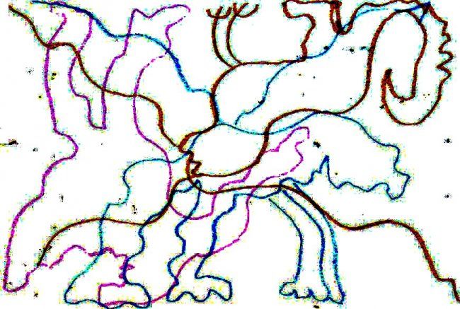 650x437 Red Line Drawing - Buck Line Drawing