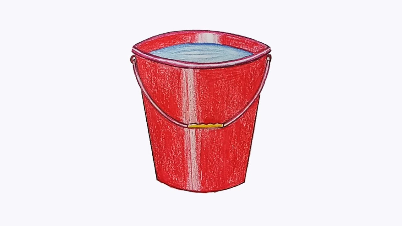 1280x720 how to draw bucket step - Bucket Drawing