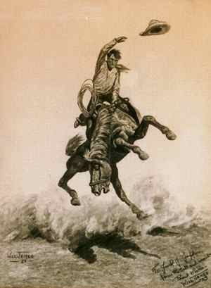 300x409 Will James No One Could Draw Or Paint A Bucking Horse Like Him - Bucking Horse Drawing