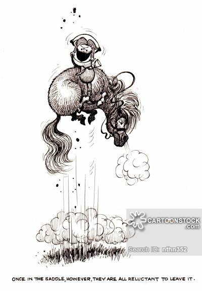 400x576 Bucking Horse Cartoons And Comics - Bucking Horse Drawing