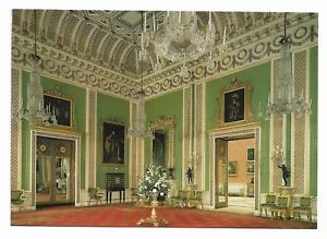 300x219 green drawing room buckingham palace postcard ebay - Buckingham Palace Drawing