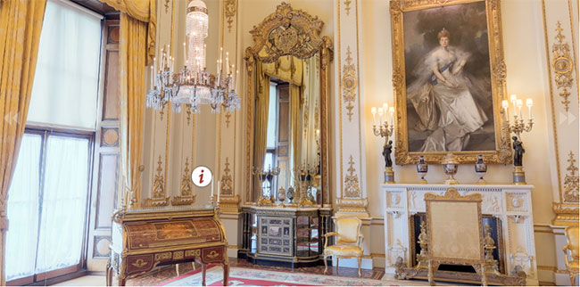 650x322 the queen's secret passage - Buckingham Palace Drawing