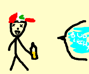 300x250 guy pokemon gets drunk fighting bud light boob drawing - Bud Light Drawing