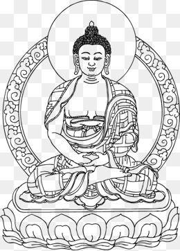260x362 Buddha Image Png Images Vectors And Free Download - Buddha Black And White Drawing