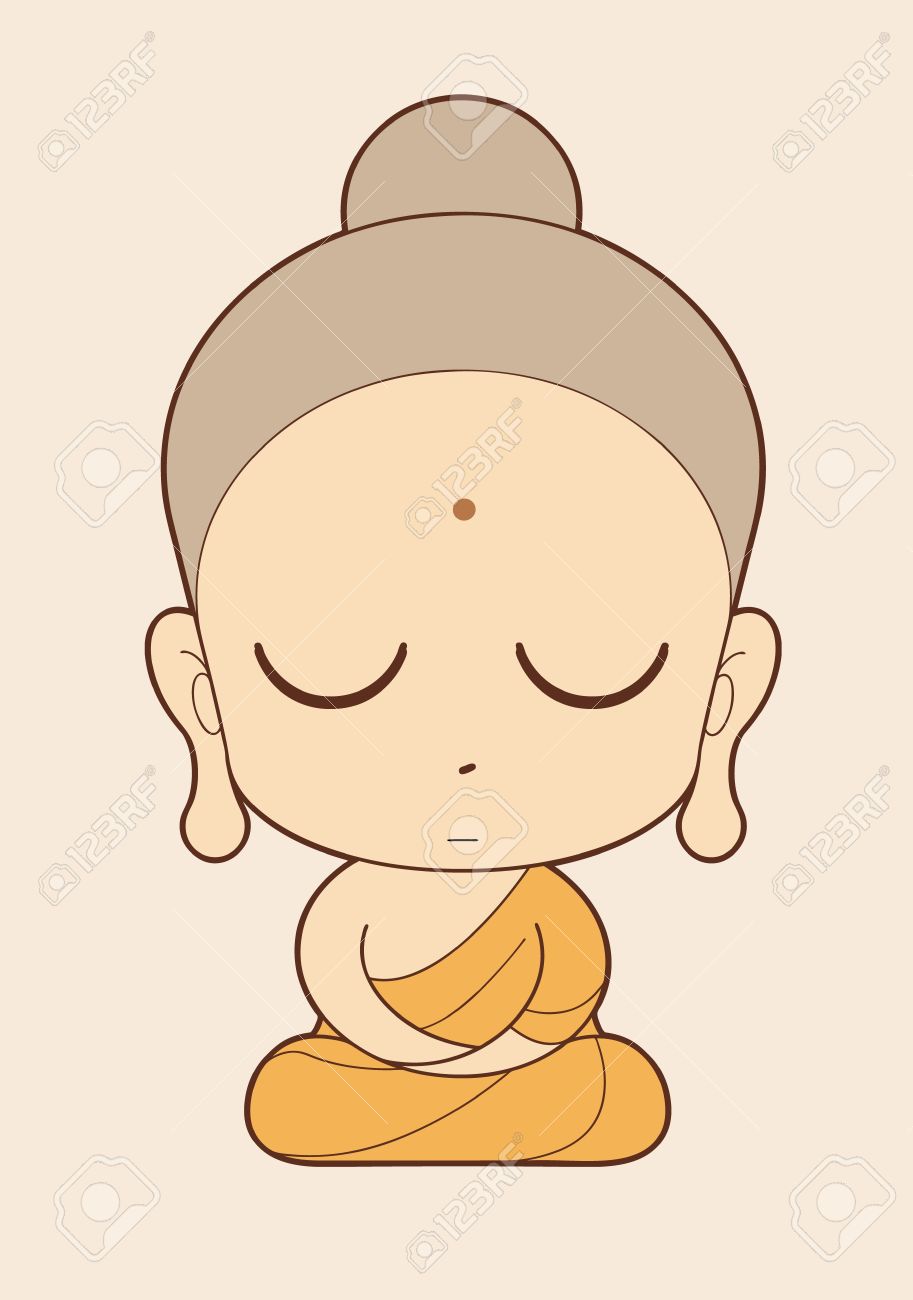 913x1300 Buddha Clipart Chinese Cartoon - Buddha Cartoon Drawing