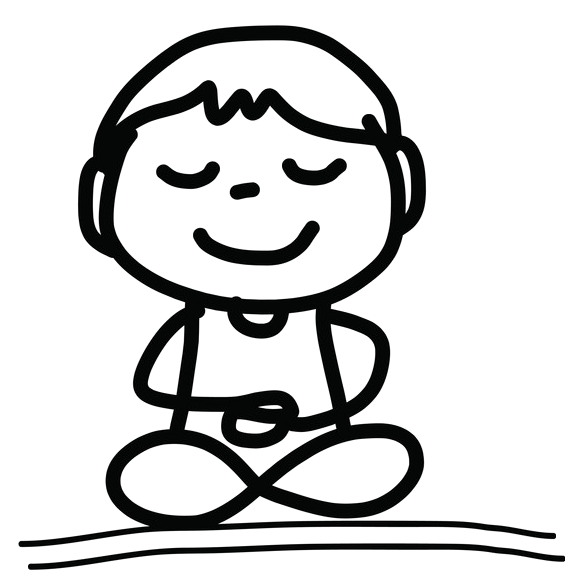586x586 Buddha Drawing Cartoon For Free Download - Buddha Cartoon Drawing