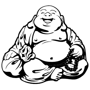 300x300 Drawing Buddha Happy Transparent Png Clipart Free Download - Buddha Cartoon Drawing