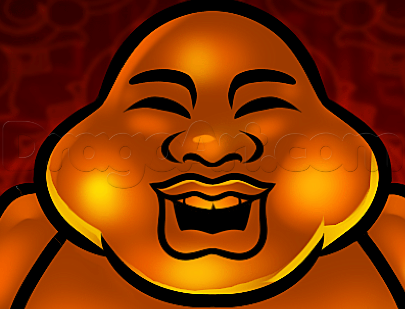 793x606 How To Draw A Buddha Easy, Step - Buddha Cartoon Drawing