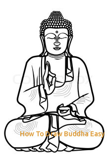218x320 how to draw buddha easy face buddha vector - Buddha Drawing Easy