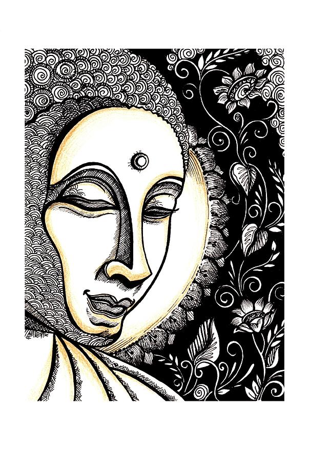 605x900 Buddha Drawing - Buddha Drawing Images