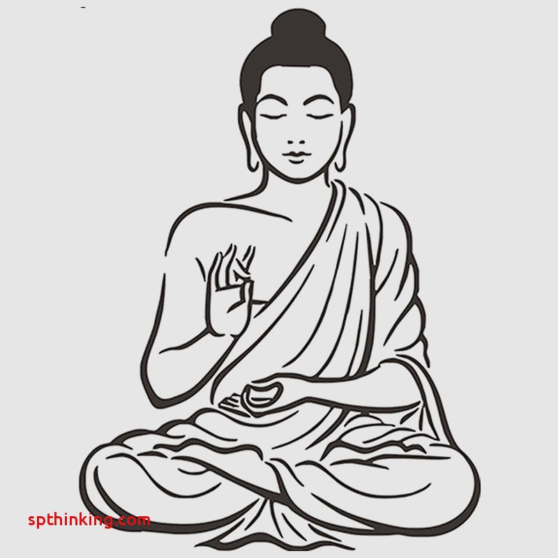 800x800 Buddha Drawing Line Drawing For Free Download - Buddha Drawing Images