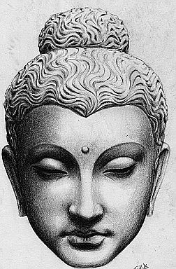 252x384 Buddha Head Drawing Sreenivasarao's Blogs - Buddha Drawing Images
