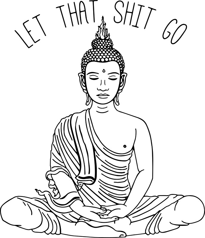 688x800 Buddha Drawing Zen For Free Download - Buddha Drawing Images
