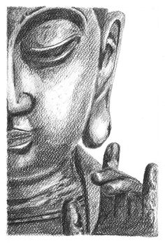 236x348 lord buddha pencil sketches pencil sketch pencil sketch - Buddha Drawing Pencil