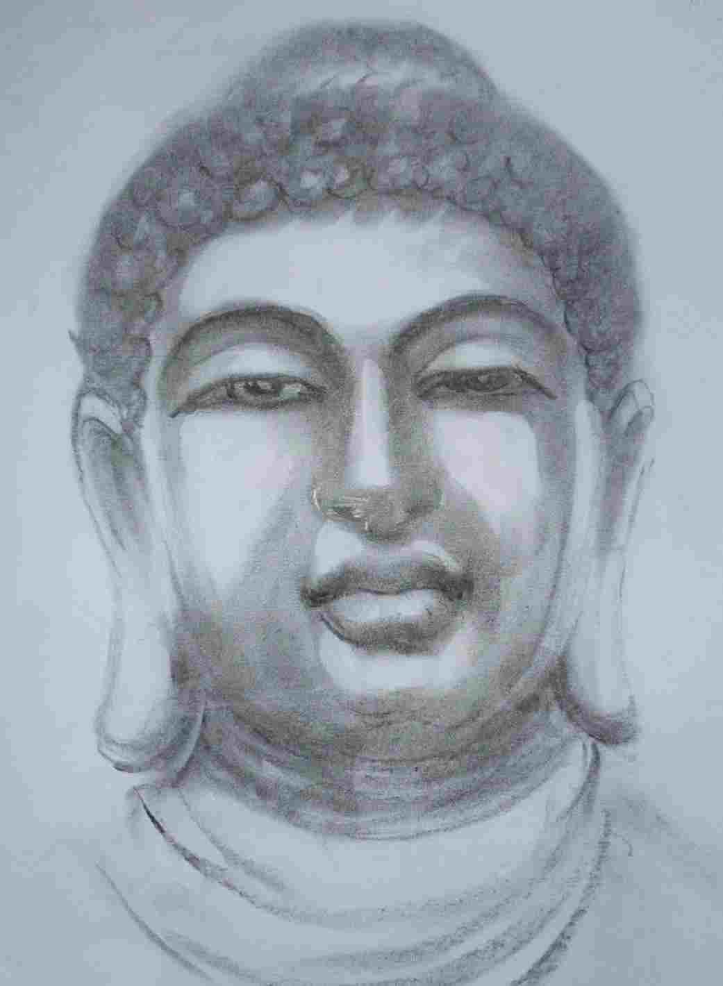 1041x1420 Sketch Drawing Pencil Drawings Of Gods In Rhcom Buddha - Buddha Drawing Pencil