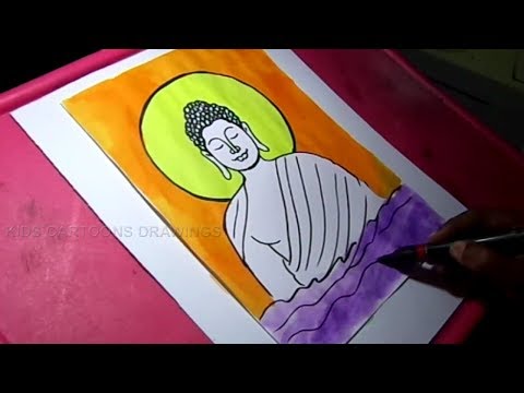 480x360 Access Youtube - Buddha Drawing Step By Step