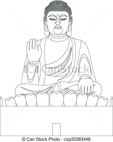 375x470 Buddah Drawings Buddha Pencil Steventang - Buddha Drawing Step By Step