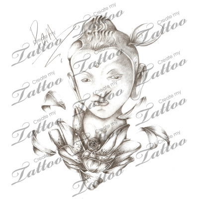 400x400 Collection Of Free Buddha Drawing Tattoo Download On Ui Ex - Buddha Drawing Tattoo