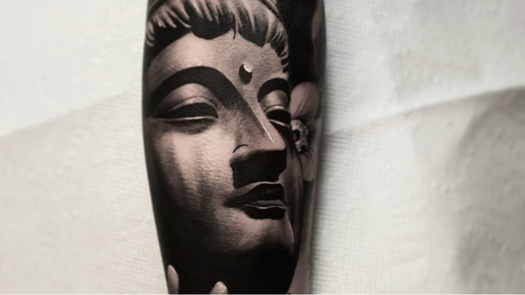 1080x608 The Controversy Surrounding Buddha Tattoos Tattoodo - Buddha Drawing Tattoo