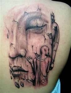 229x300 Buddha Tattoo Designs That Simply Get It Right - Buddha Drawing Tattoo