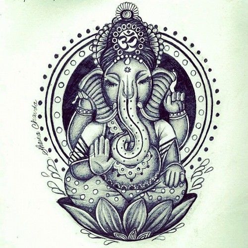 Buddha Elephant Drawing at PaintingValley.com | Explore collection of ...