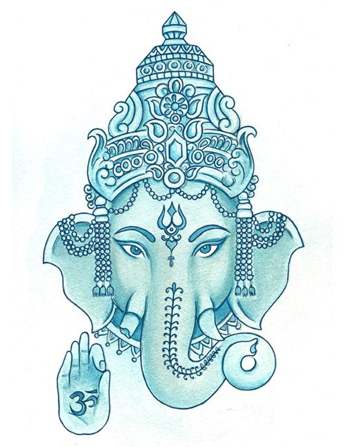 500x647 The Elephant Is A Symbol Of The Strength Of The Mind In Buddhism - Buddha Elephant Drawing