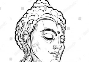 300x210 Drawing Of A Buddha Head Statue P E C F U - Buddha Face Drawing
