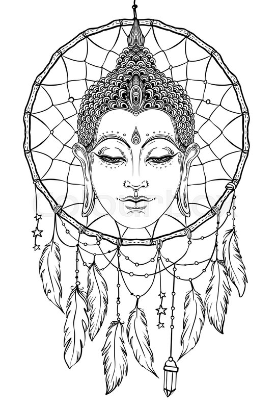 Buddha Face Line Drawing at PaintingValley.com | Explore collection of