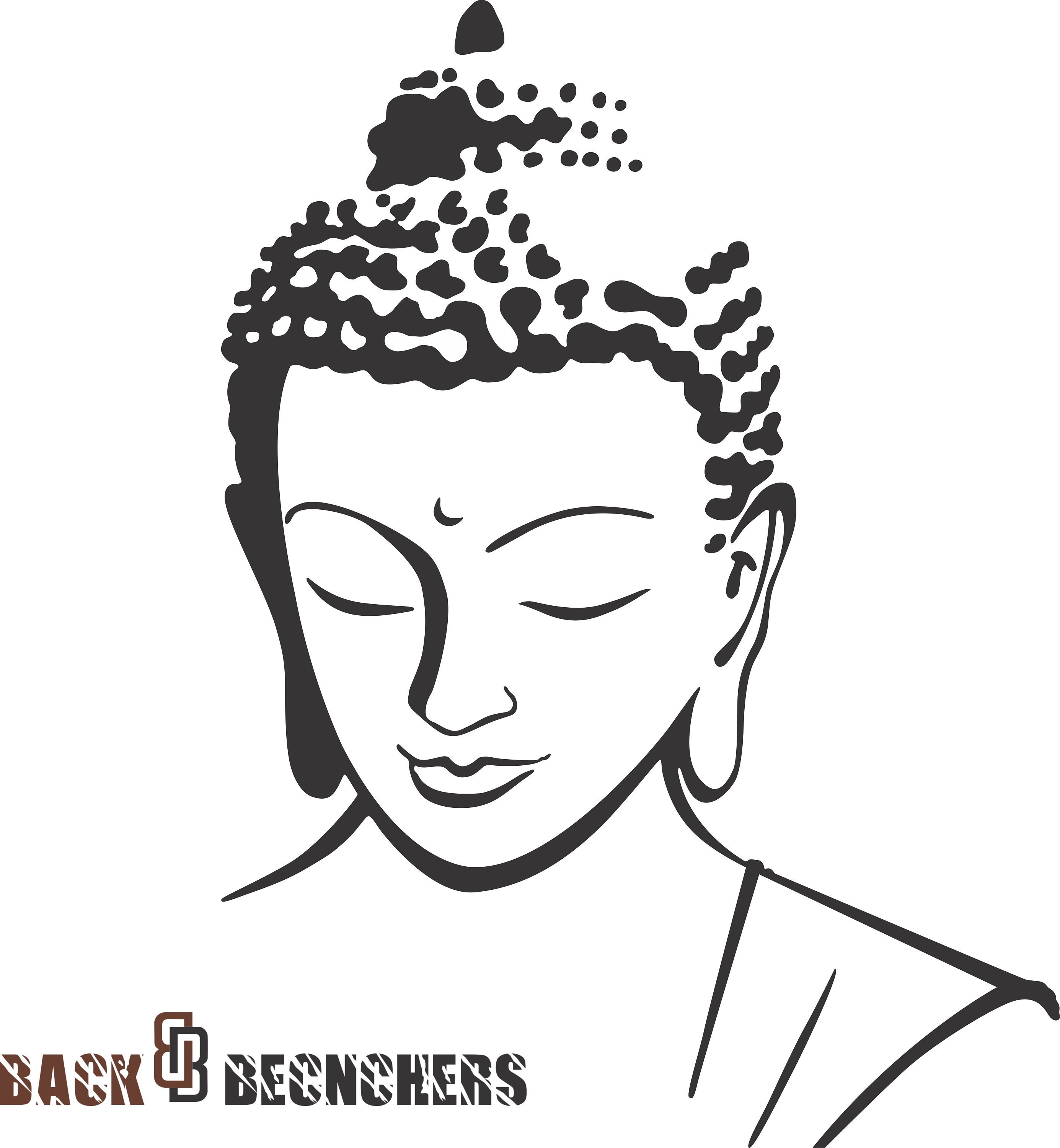 Buddha Face Line Drawing at Explore collection of