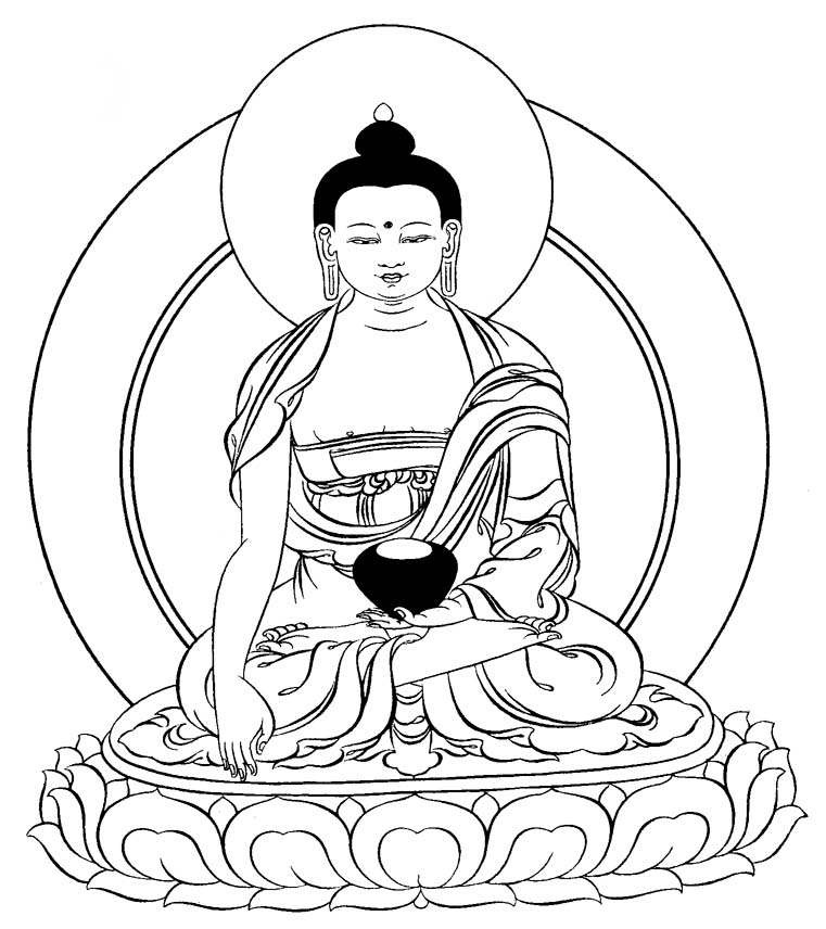 761x856 Buddha Drawing Line Drawing For Free Download - Buddha Face Line Drawing