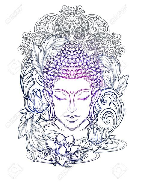 474x616 image result for buddha head drawing tattoos buddha symbols - Buddha Head Drawing