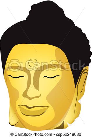 Buddha Head Line Drawing at PaintingValley.com | Explore collection of ...